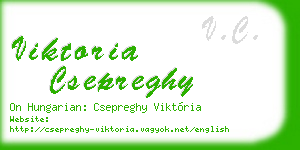 viktoria csepreghy business card